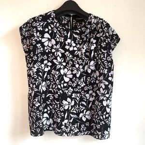 Liz Claiborne Short Sleeve Wrap Blouse